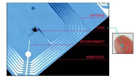 RFID tags include RFID chips and antennas. Antennas can be in various form factors