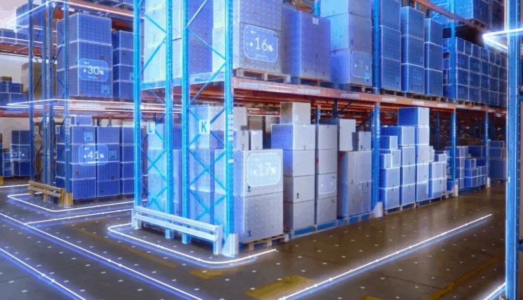 Illustration of the benefits of RFID in inventory management, covering tracking accuracy and efficiency