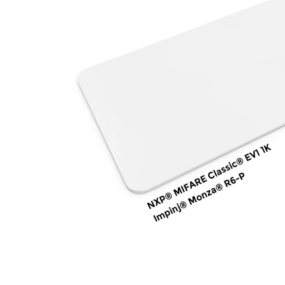 HF & UHF RFID Card – EV1 1K & R6P – 85.6×54×0.88 mm product photograph