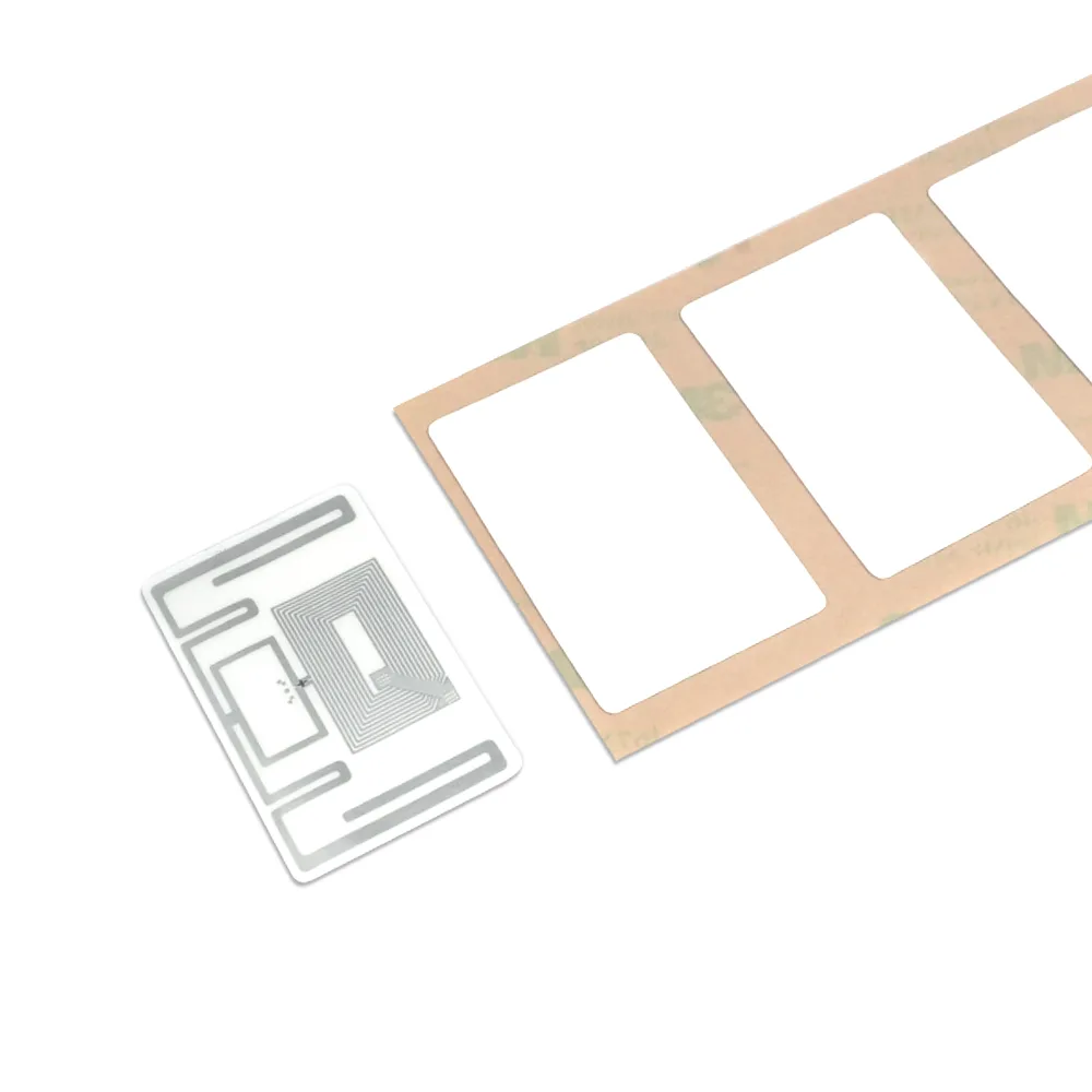 HF&UHF RFID+NFC Label – PET+3M Adhesives – EM4423 – 53×33 mm product photograph
