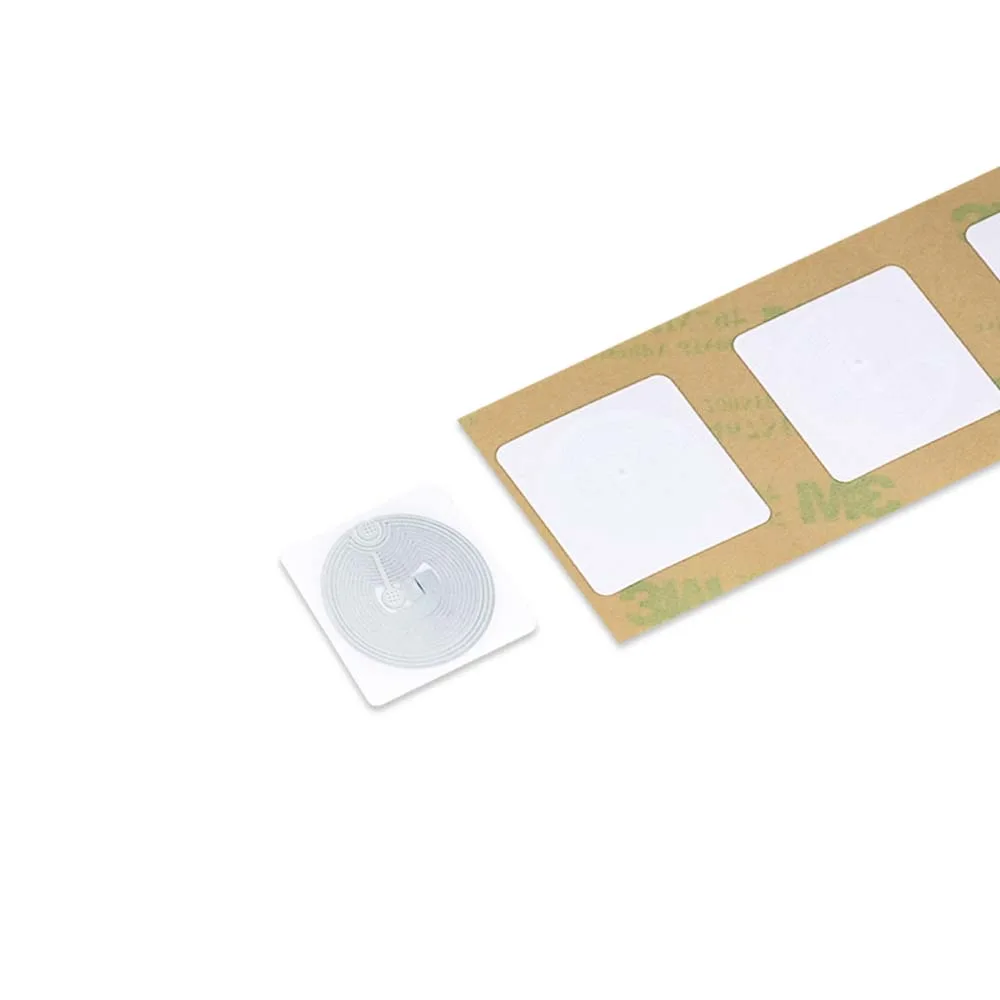 NFC Label – Coated Paper & 3M adhesive – 25.4×25.4 mm (1×1 inch) product photograph