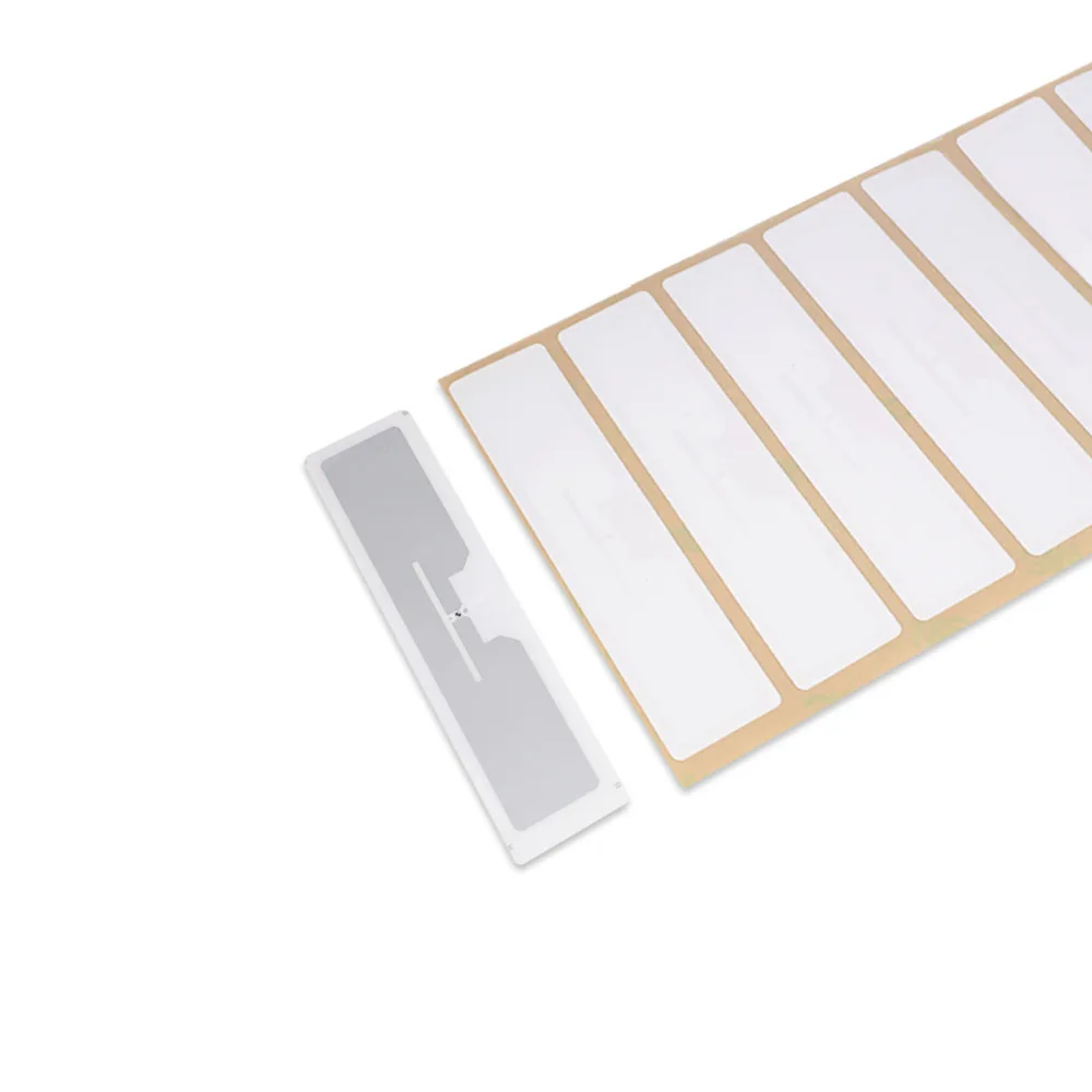 UHF RFID Label – Coated Paper + 3M Adhesive – 3 – 101.6×25.4 mm product photograph