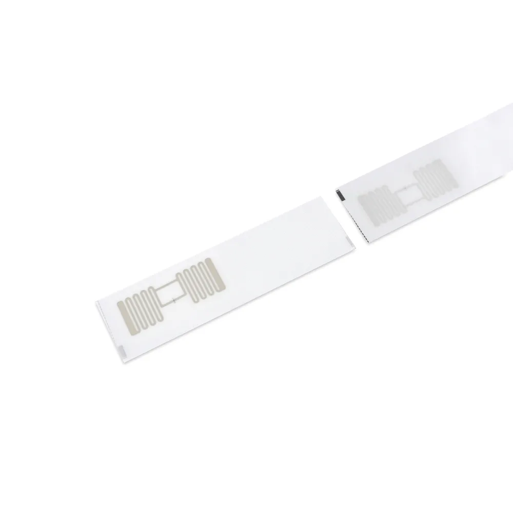 UHF RFID Label – Sew-On Care – Ribbon – R6-P – 105×30 mm product photograph