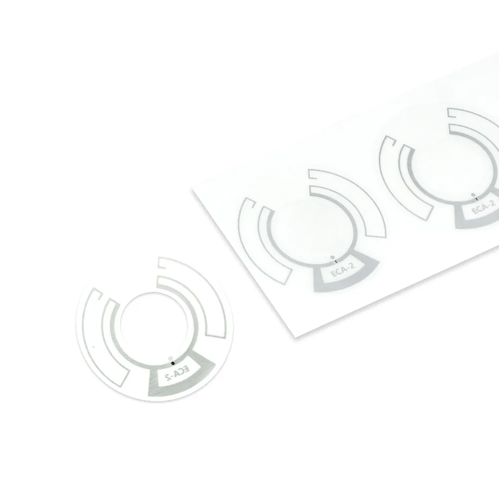 UHF RFID Round Wet Inlay – PET – 9 – Ø39 mm product photograph