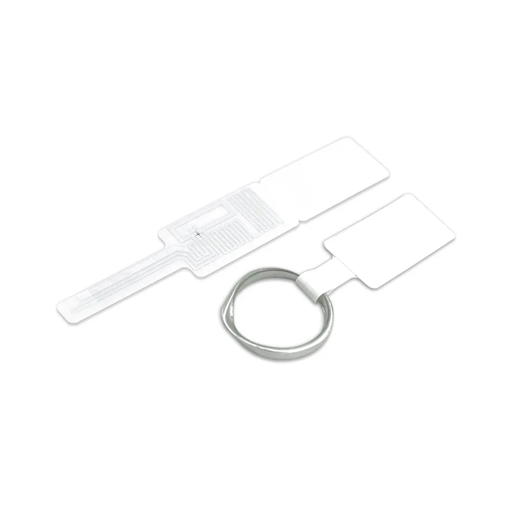 UHF RFID Tamper Detection Jewelry Label – Waterproof PET – G2iL+ – 84×15mm product photograph