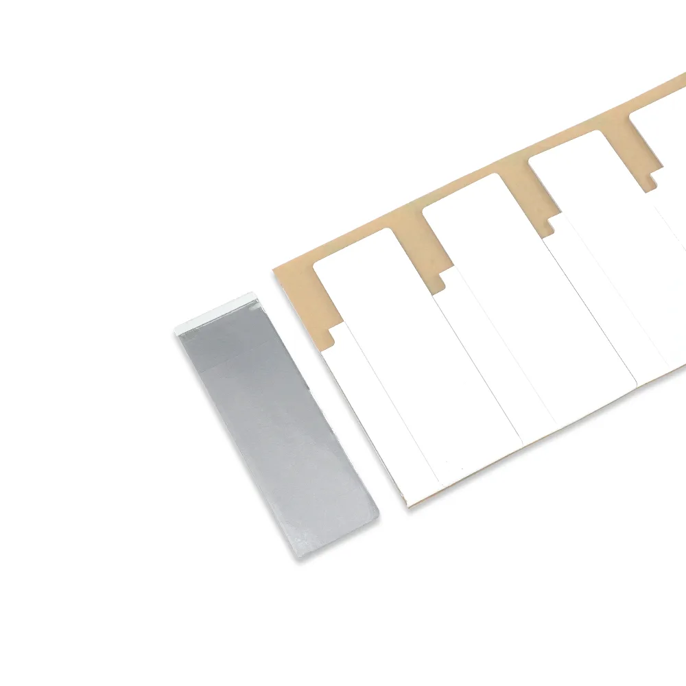 UHF RFID Label – Tamper-Evident On-Metal – PET & Aluminum Foil & Foam – 9 – 75×25×1.3 mm product photograph