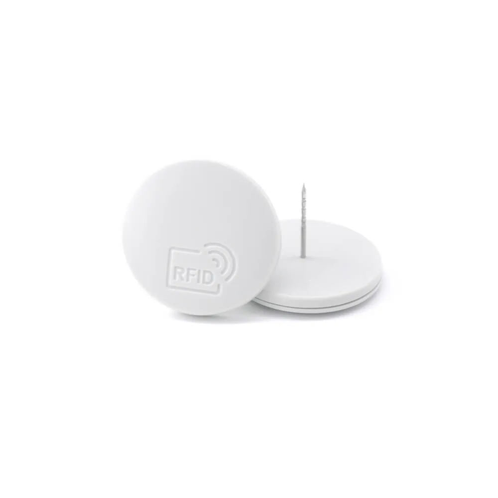 UHF RFID Pin Tag – ABS – R6P – Ø34×5 mm product photograph