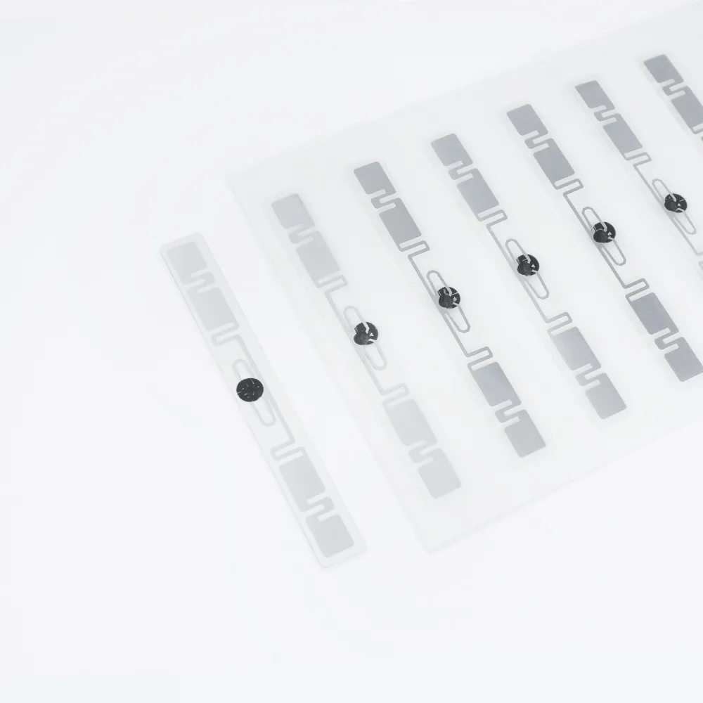 UHF RFID Headlight Label – Tamper-Evident – M781 – 99×12 mm product photograph